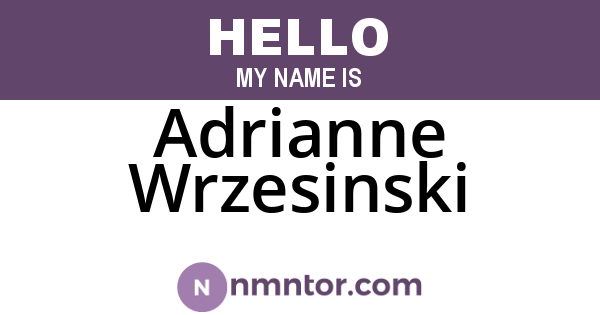 Adrianne Wrzesinski