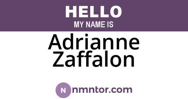 Adrianne Zaffalon