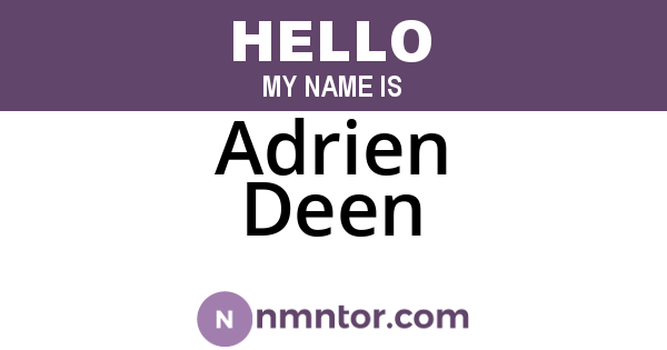 Adrien Deen