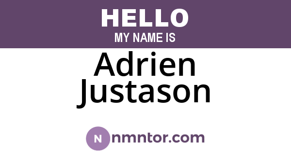 Adrien Justason