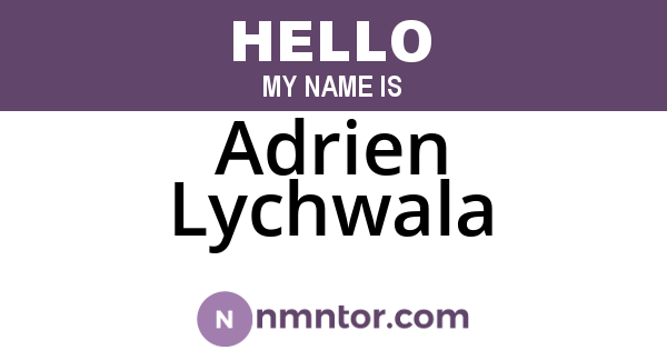 Adrien Lychwala