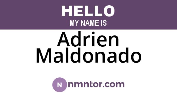 Adrien Maldonado