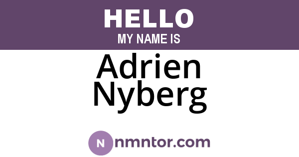 Adrien Nyberg