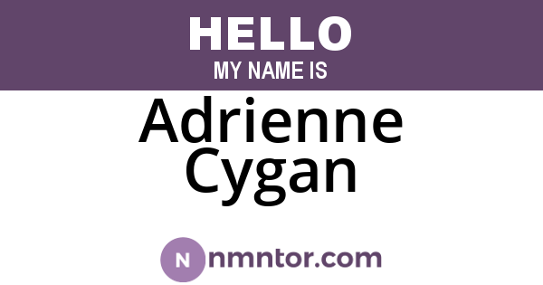 Adrienne Cygan