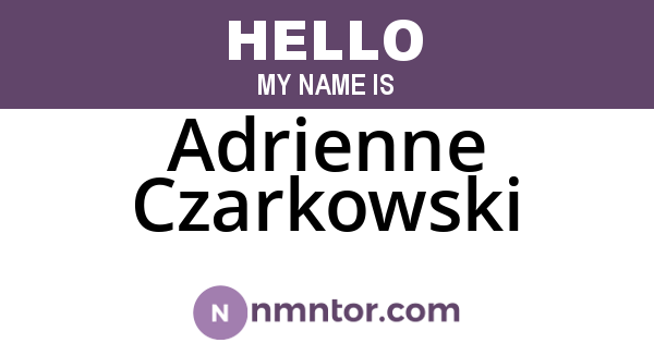 Adrienne Czarkowski