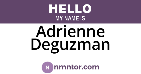 Adrienne Deguzman