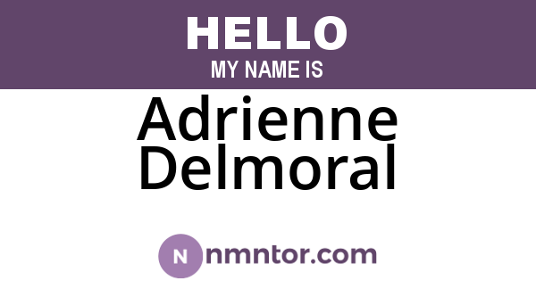 Adrienne Delmoral
