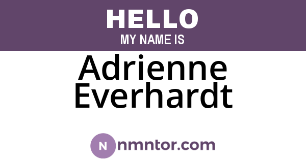 Adrienne Everhardt
