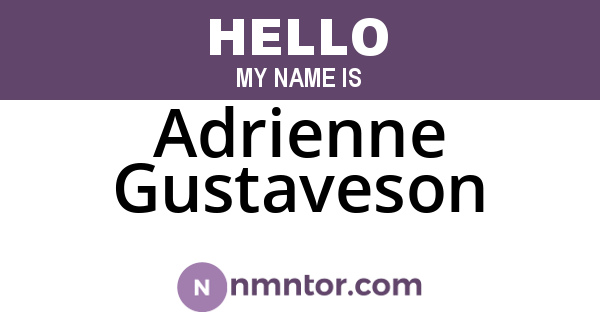 Adrienne Gustaveson