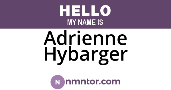 Adrienne Hybarger