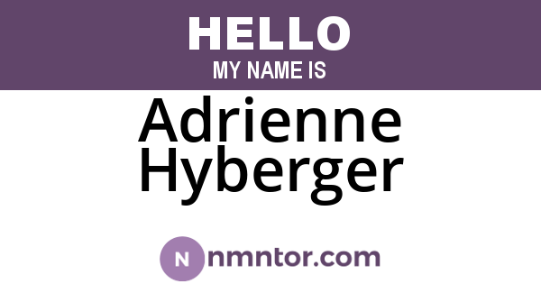 Adrienne Hyberger