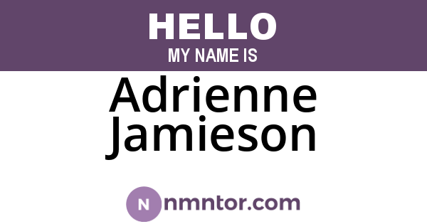 Adrienne Jamieson