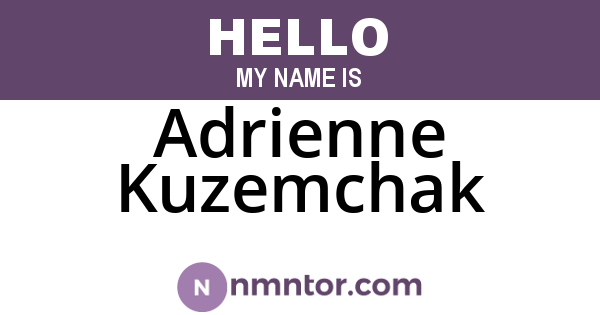 Adrienne Kuzemchak