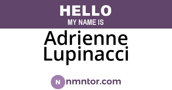 Adrienne Lupinacci