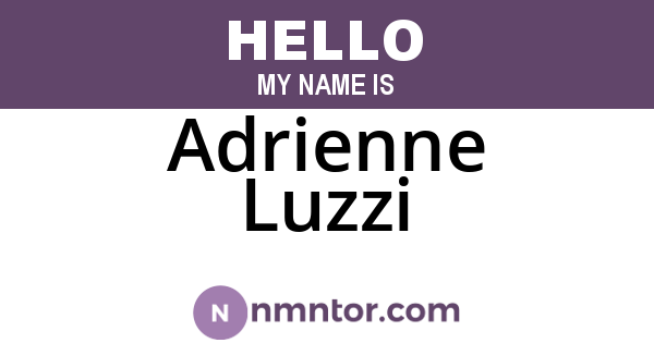 Adrienne Luzzi