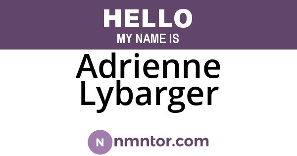 Adrienne Lybarger