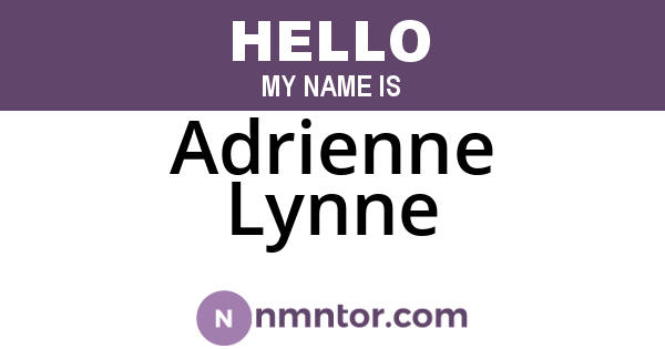 Adrienne Lynne