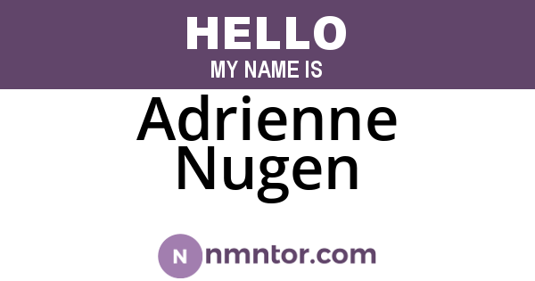 Adrienne Nugen