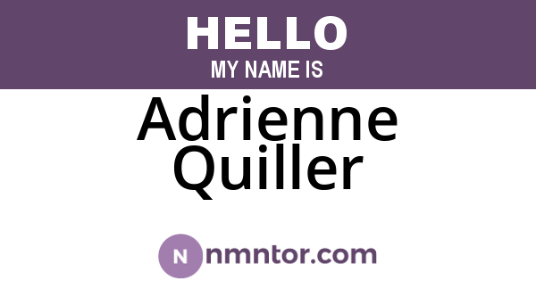 Adrienne Quiller