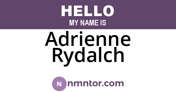 Adrienne Rydalch