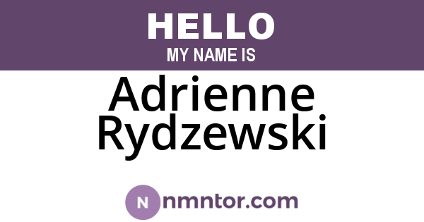 Adrienne Rydzewski