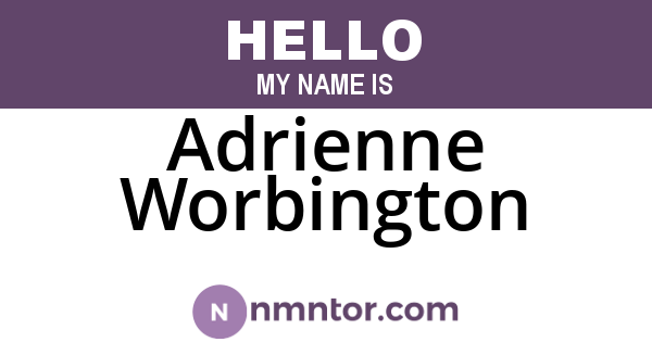 Adrienne Worbington