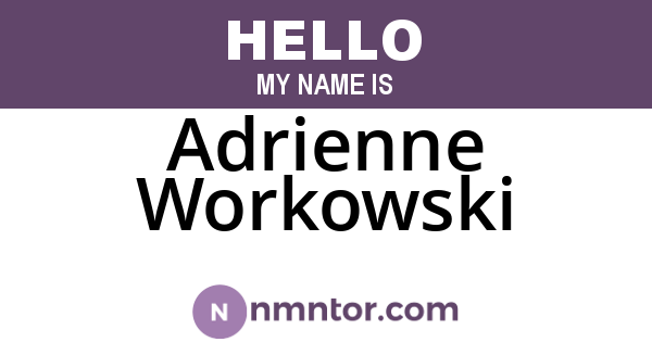 Adrienne Workowski