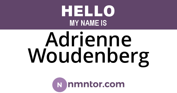 Adrienne Woudenberg