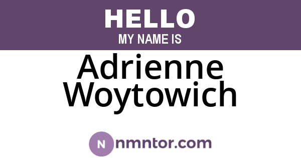Adrienne Woytowich