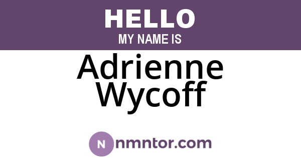 Adrienne Wycoff