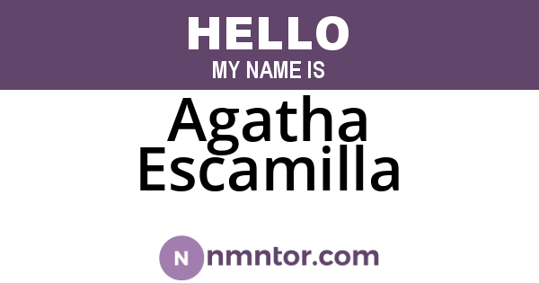 Agatha Escamilla