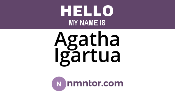 Agatha Igartua