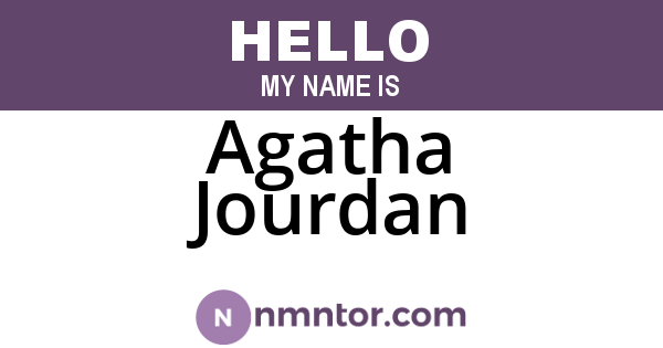 Agatha Jourdan