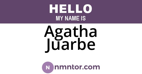Agatha Juarbe