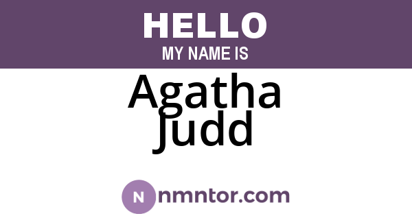 Agatha Judd