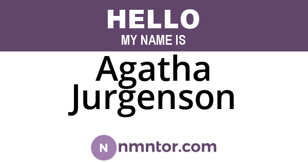 Agatha Jurgenson