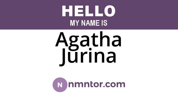 Agatha Jurina