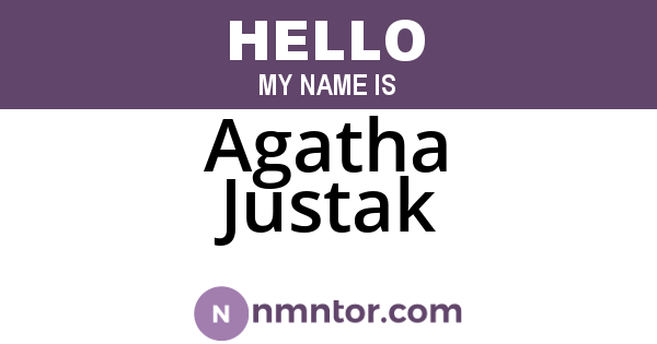 Agatha Justak