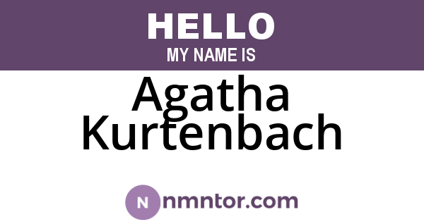 Agatha Kurtenbach