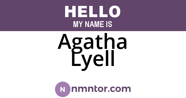 Agatha Lyell