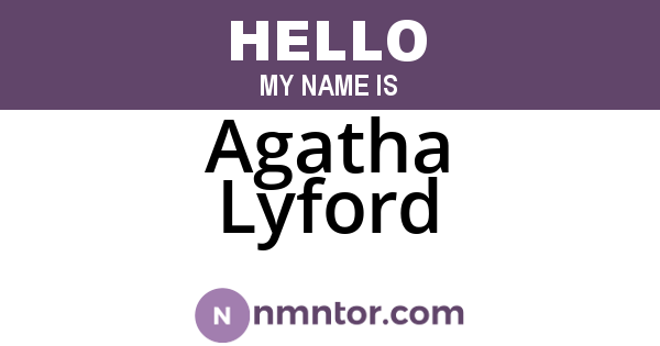 Agatha Lyford
