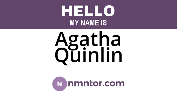 Agatha Quinlin