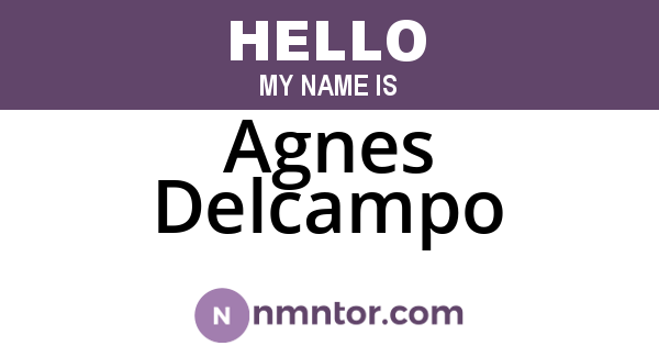 Agnes Delcampo