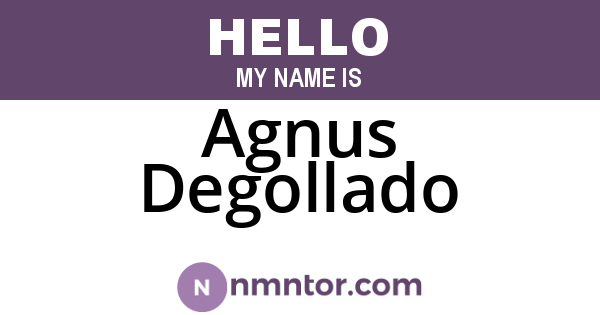 Agnus Degollado