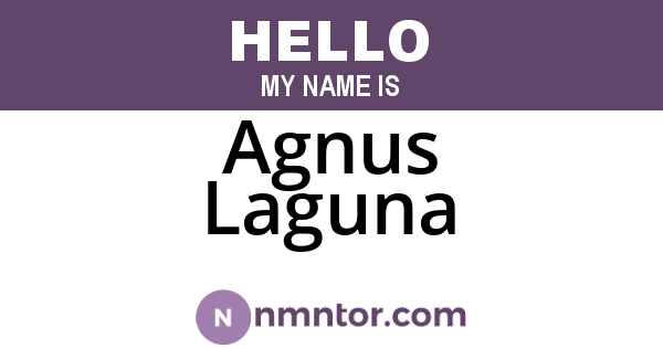 Agnus Laguna