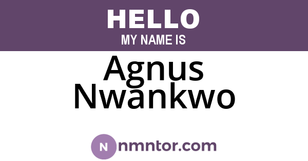Agnus Nwankwo