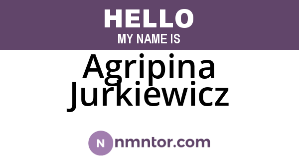 Agripina Jurkiewicz