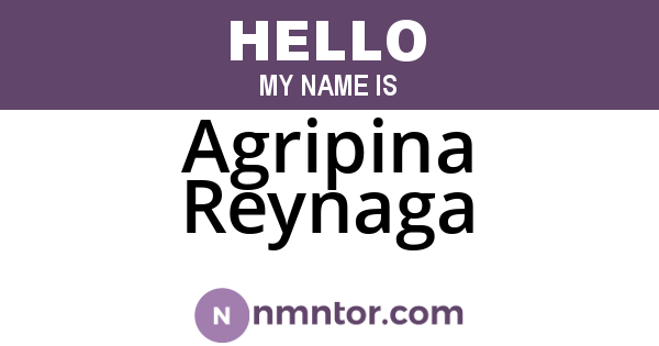 Agripina Reynaga