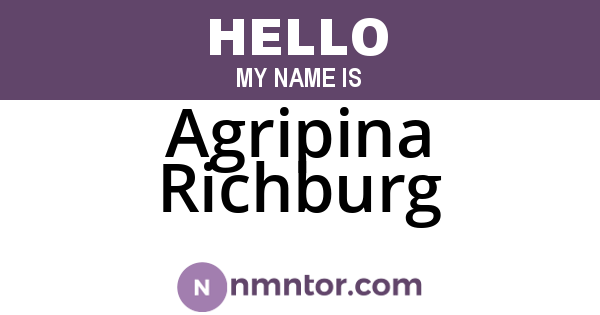 Agripina Richburg