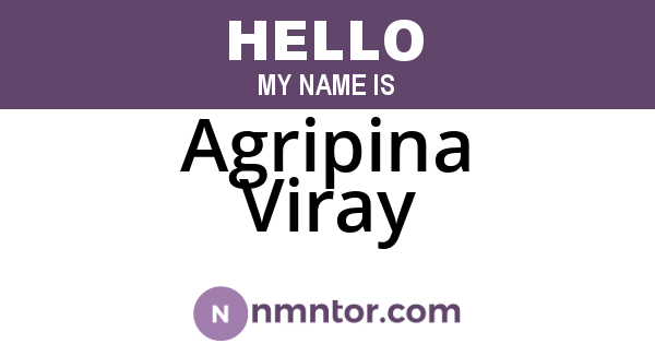 Agripina Viray